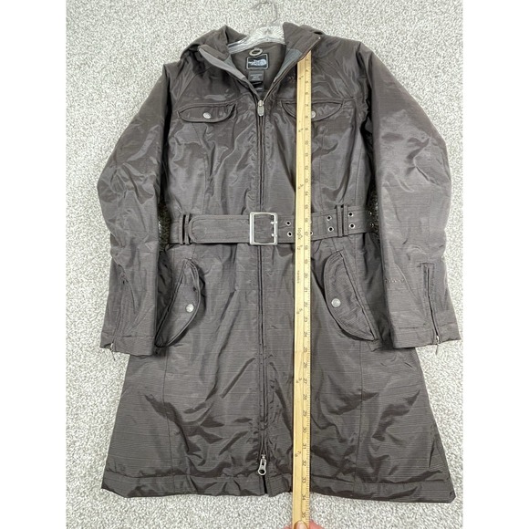 The North Face Hyvent Stella Grace Rain Coat Trench Belted Jacket Women Size XS - Picture 3 of 9